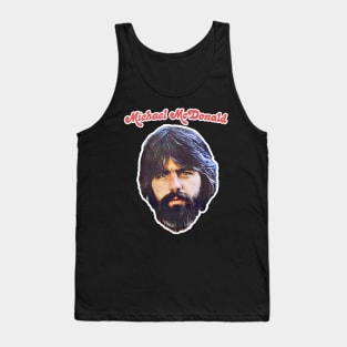 Michael McDonald // Retro Aesthetic Fan Art Design Tank Top